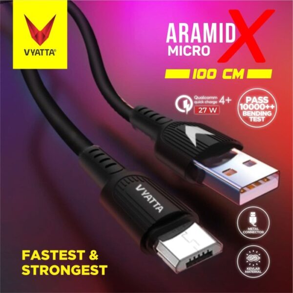 VYATTA Aramid X Cable / Kabel Data Micro USB